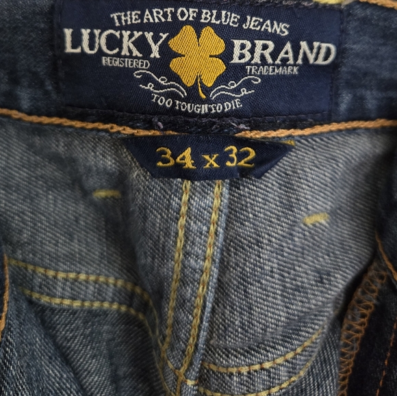 (34x32) Lucky Brand Distressed Jeans - Picture 3 of 11